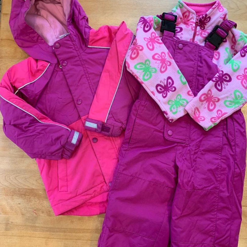 Hanna Andersson Ski Jacket and Snow Bibs 110 100